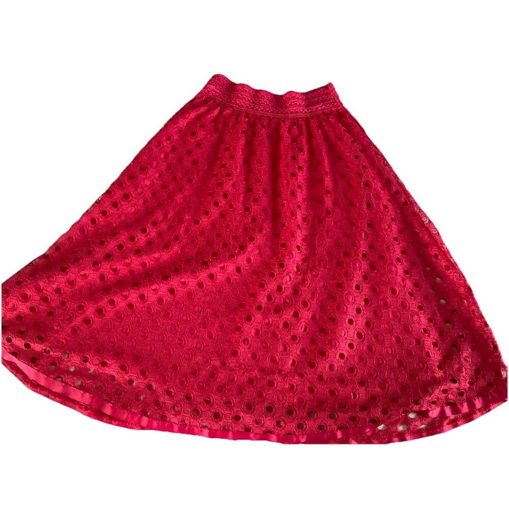 Metrowear Skirt Women’s Medium Elastic Waist Hot Pink Good Condition -1 Flaw